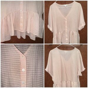 Blu-Pepper, Women's Button-Up Top